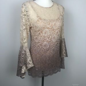 😀 BUNDLE 3/$25 Boston Proper Lace Top with Cami M